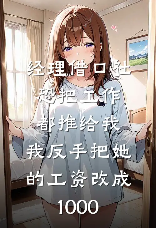 经理借口社恐把工作都推给我，我反手把她的工资改成1000
