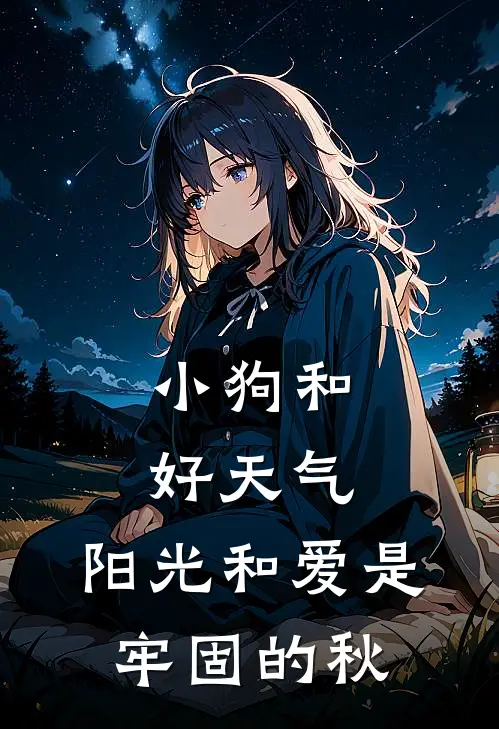 小狗和好天气,阳光和爱是牢固的秋